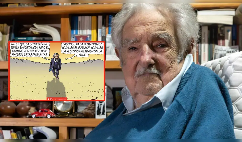 José Mujica y su pensamiento humanista. Foto: composición LR José Mujica y su pensamiento humanista. Foto: composición LR