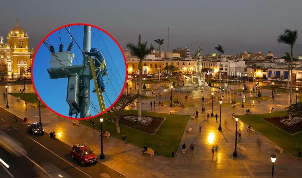 Seis zonas serán afectadas tras corte de luz de Hidrandina en Trujillo, La Libertad. Foto: Composición LR