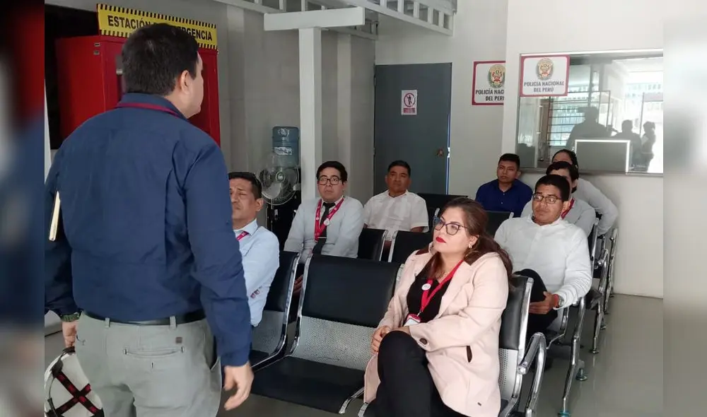 Esta actividad prepara al personal para el Simulacro Nacional Multipeligro, programado para el 30 de mayo.