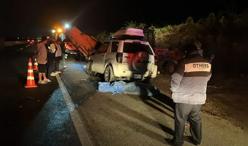 Accidente vehicular en La Libertad. Foto: RPP Accidente vehicular en La Libertad. Foto: RPP