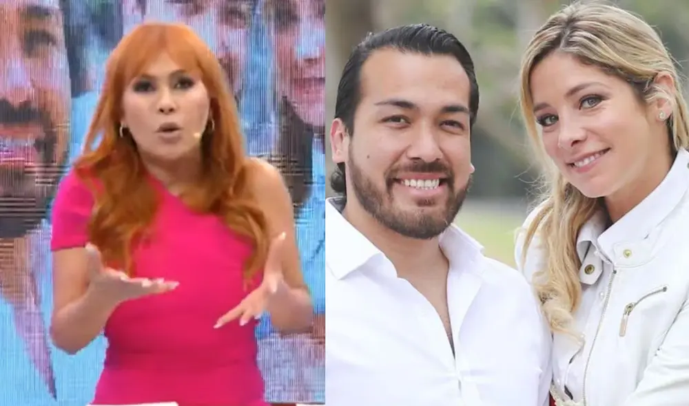 Magaly arremetió contra Sofía Franco por no aclarar su relación con Álvaro Paz de la Barra. Foto: Composición LR/ATV/difusión