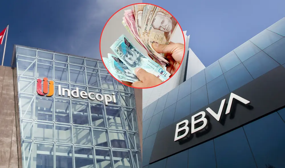 Multa total a BBVA es el resultado de dos sanciones impuestas por Indecopi derivadas del mismo caso. Foto: composición LR/Indecopi/BBVA/Andina