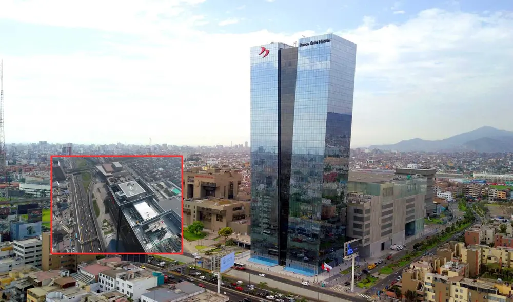 La Torre del Banco de la Nación se encuentra ubicada en la cuadra 24 de la Avenida Javier Prado Este, en el distrito de San Borja, Lima. Foto: composición LR/Sumac.inc/Facebook