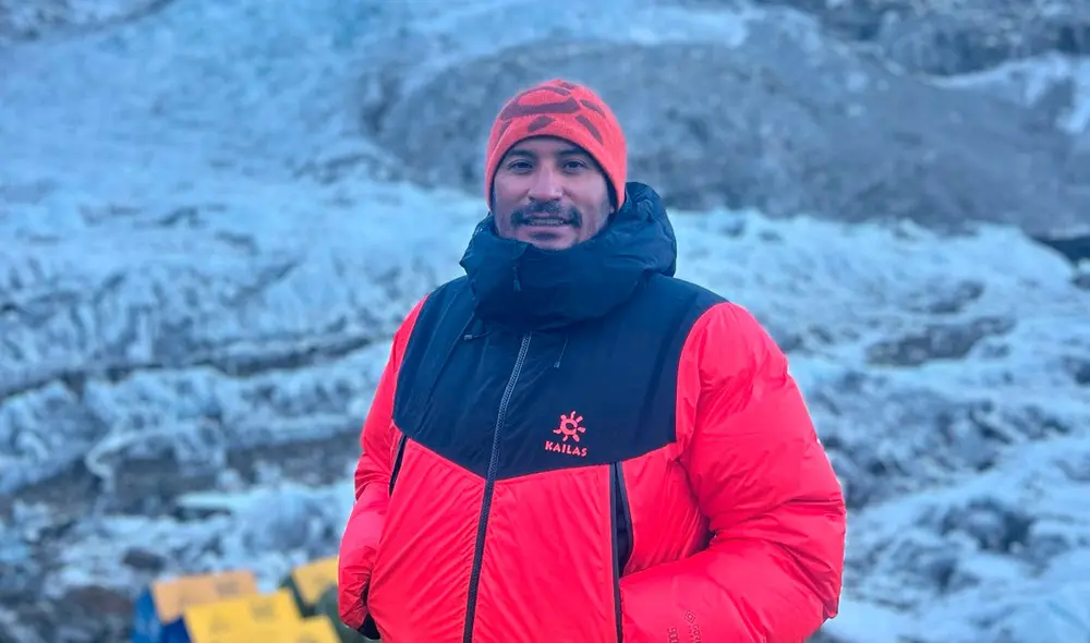 Es la segunda vez que el montañista logra subir a la cumbre del Everest. Foto: difusión Es la segunda vez que el montañista logra subir a la cumbre del Everest. Foto: difusión