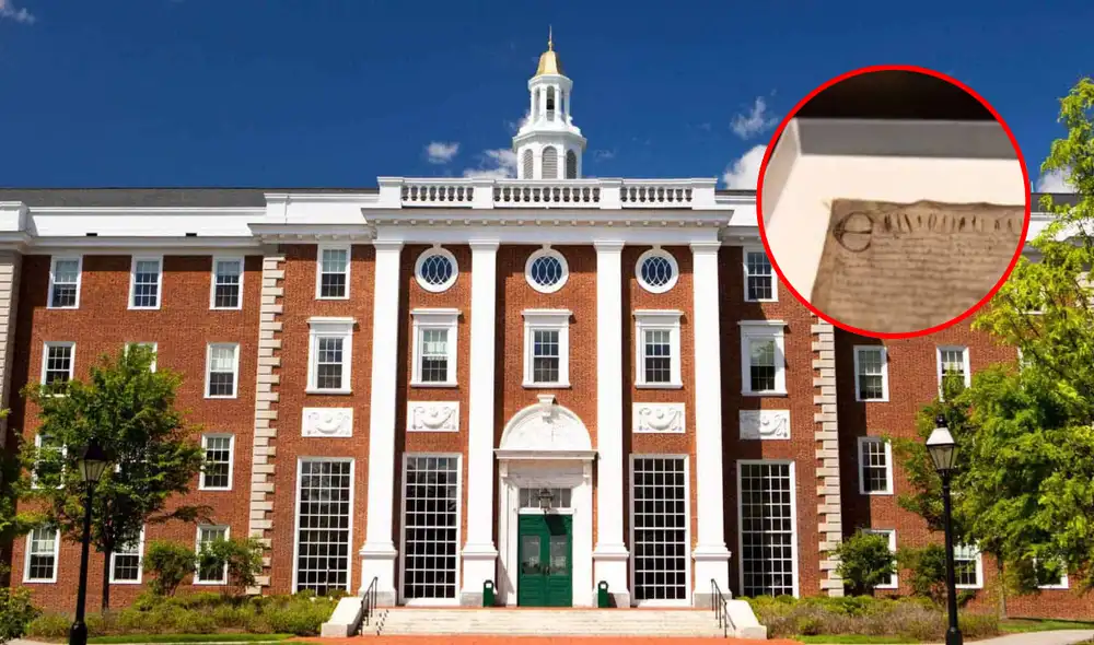 El descubrimiento fue realizado por el historiador David Carpenter, quien identificó la copia mientras revisaba el catálogo de la biblioteca de la Escuela de Derecho de Harvard.  Foto: Universidad de Harvard