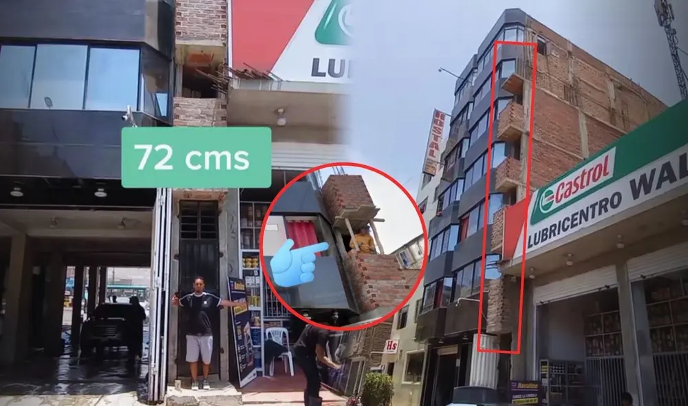 La historia del edificio 'más delgado' de Lima con solo 1 metro de ancho: impactantes imágenes muestran cómo se construyó. Foto: composición LR/CapturaEntubarrio. La historia del edificio 'más delgado' de Lima con solo 1 metro de ancho: impactantes imágenes muestran cómo se construyó. Foto: composición LR/CapturaEntubarrio.