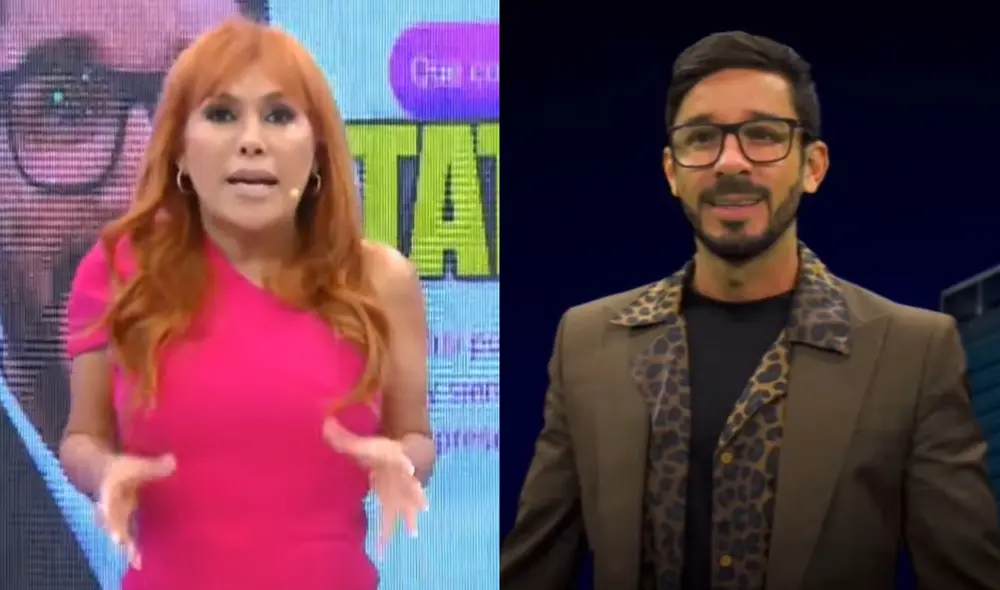 Magaly Medina recordó los escándalos de Tato Luna, el nuevo conductor de América TV. Foto: Composición LR/ATV/AméricaTV Magaly Medina recordó los escándalos de Tato Luna, el nuevo conductor de América TV. Foto: Composición LR/ATV/AméricaTV