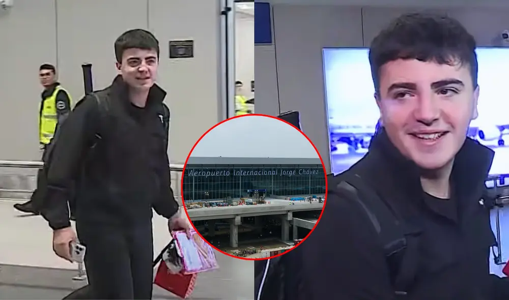 Argentino es el primer pasajero en arribar al nuevo aeropuerto Internacional Jorge Chávez. Foto: composición LR/Latina Argentino es el primer pasajero en arribar al nuevo aeropuerto Internacional Jorge Chávez. Foto: composición LR/Latina