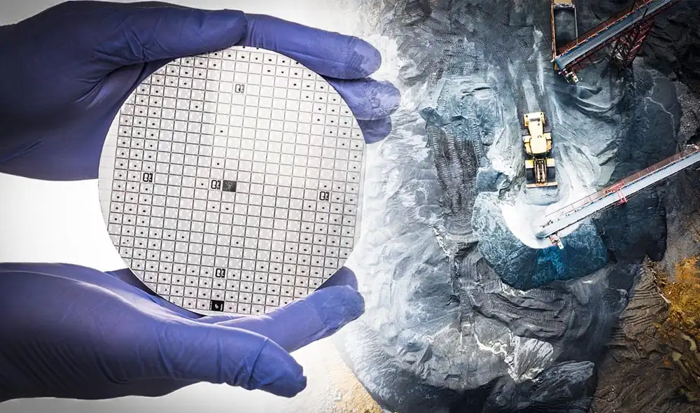 El galio, esencial en la fabricación de semiconductores, se ha convertido en un arma geopolítica por China, que controla el 98,8 % de su producción mundial y restringe exportaciones desde julio de 2023. Foto: composición LR/Pivolub/Pexels