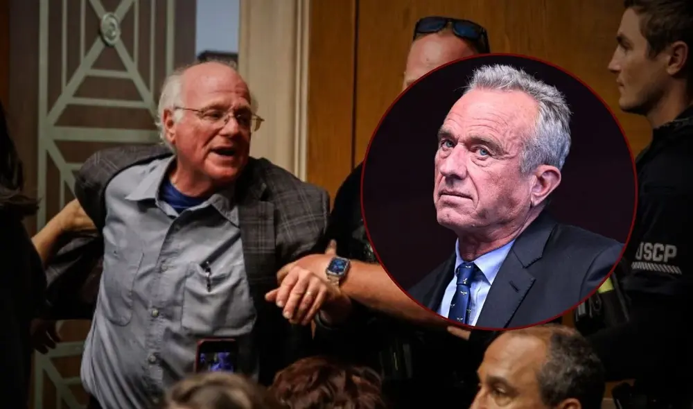 Ben Cohen, cofundador de Ben & Jerry’s, fue arrestado tras protestar y arremeter contra Robert F. Kennedy Jr. Ben Cohen, cofundador de Ben & Jerry’s, fue arrestado tras protestar y arremeter contra Robert F. Kennedy Jr.
