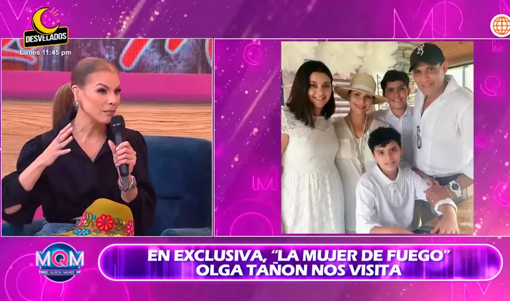 Olga Tañón ha llegado a Lima para ofrecer un gran concierto. Antes, la cantante realizó una gira de medios y fue homenajeada en 'Mande quien mande'. Foto: captura/América TV