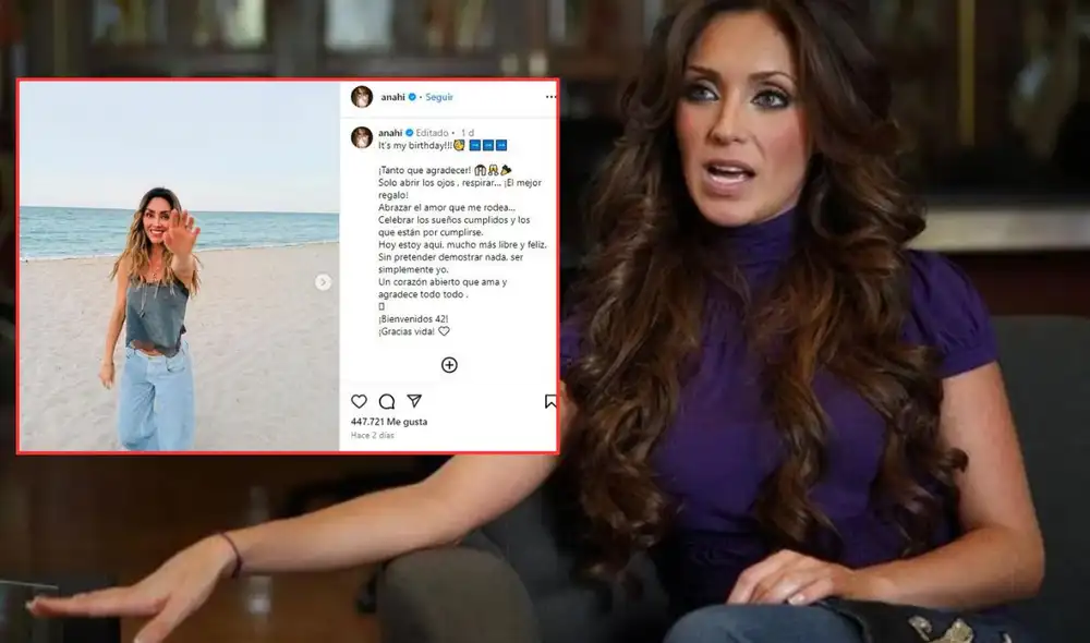 Anahí celebró su cumpleaños 42 rodeada de amigos y una excompañera de RBD