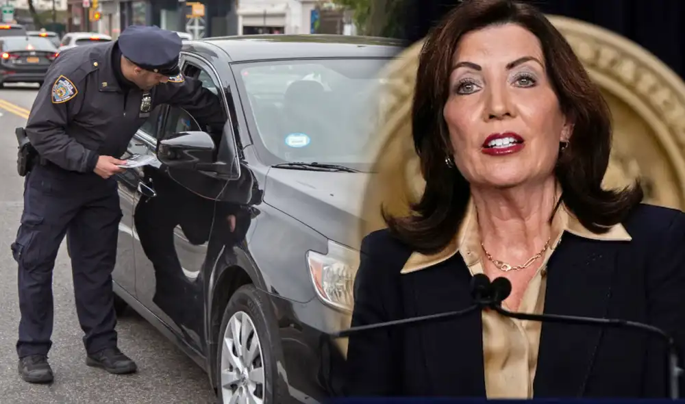 Medida de Kathy Hochul impone sanciones severas a conductores que no cuenten con una placa legible en Nueva York.