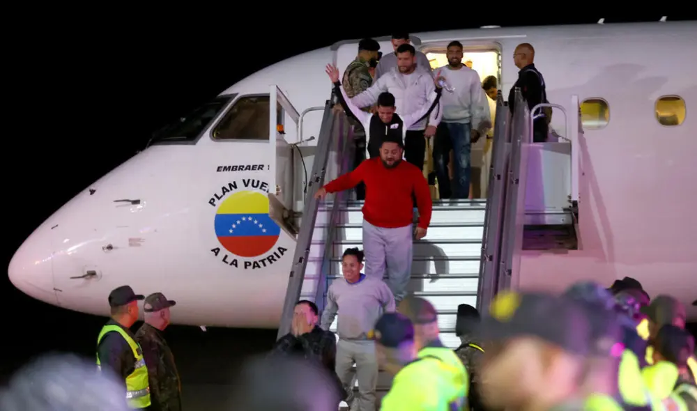 El vuelo 22 desde EE.UU. trajo de regreso a 226 inmigrantes venezolanos a Venezuela.