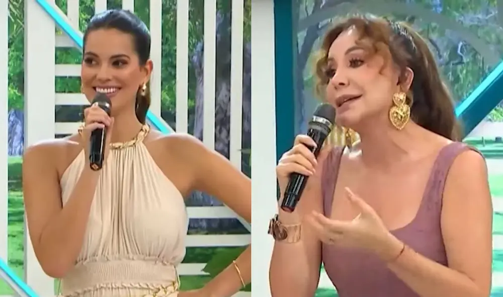Valeria Piazza provocó risas en ‘América Hoy’ al no ubicar correctamente el conocido local. Foto: Composición LR/AméricaTV
