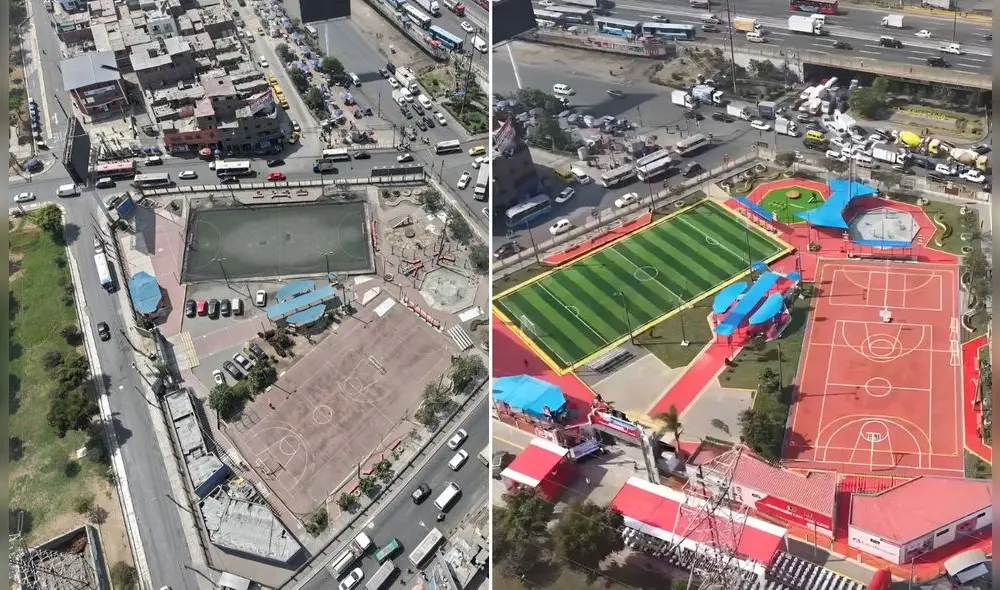 Un 'miniestadio' ha sido renovado y rediseñado luego de haber sido abandonado durante muchos años. Foto: Composición LR/CDN/Static