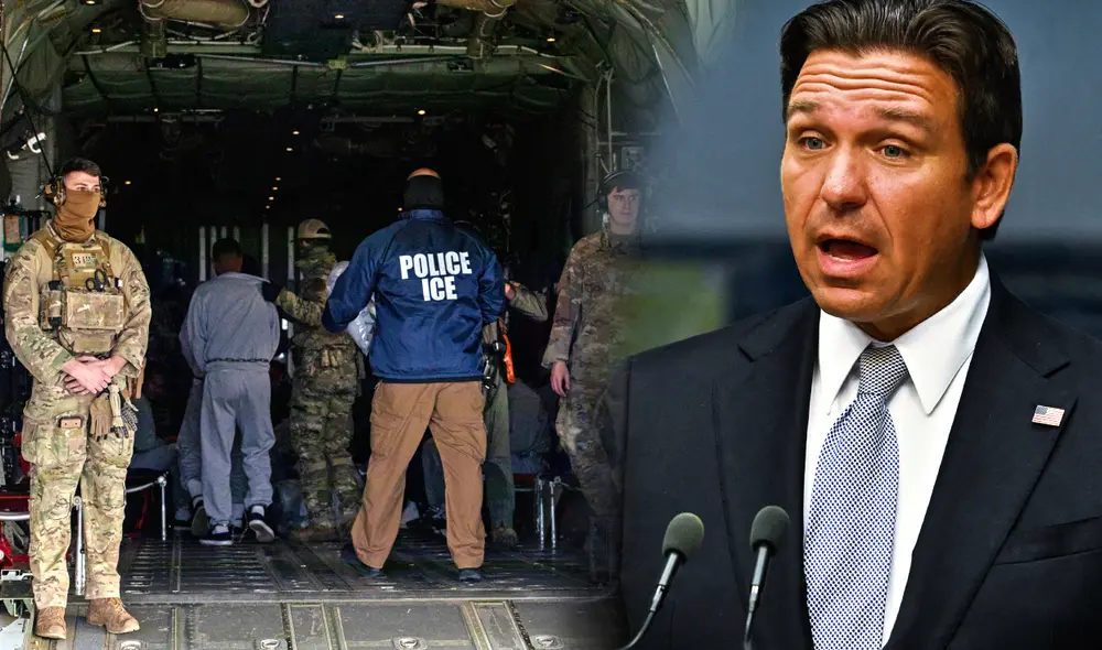 Ron DeSantis implementa un endurecido plan migratorio de detención y deportación que refuerza medidas contra inmigrantes considerados peligrosos.