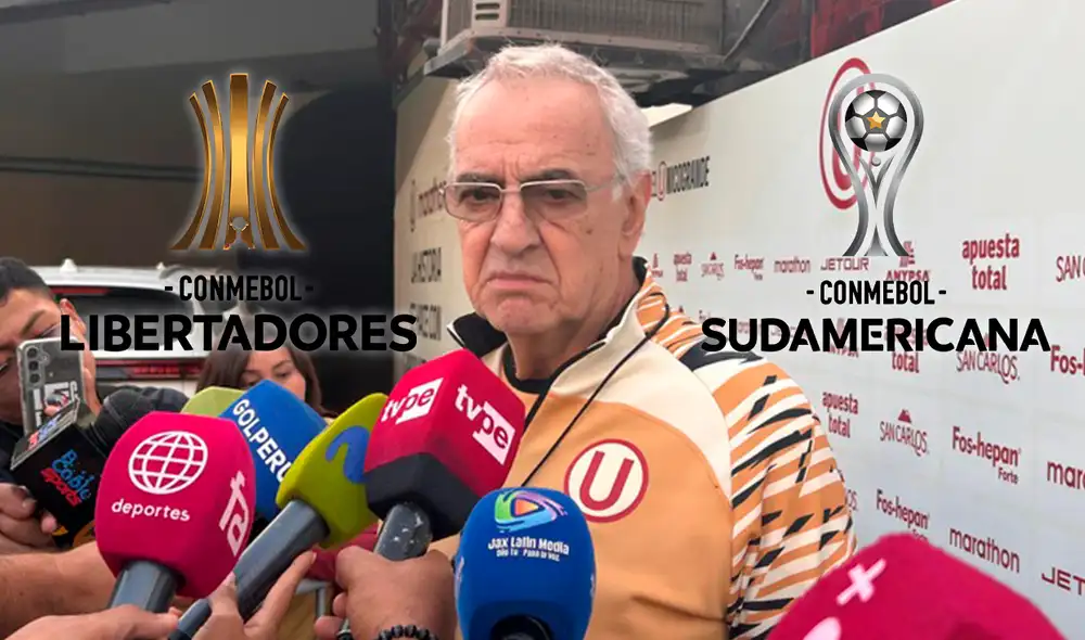 Jorge Fossati señaló que la Sudamericana no es para mirarlo con malos ojos. Foto: composición LR/Cristina Galvez / URPI-LR