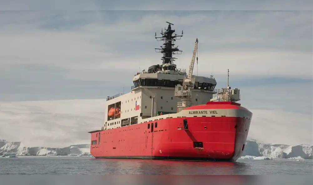 El AGB-46 Almirante Viel de la Armada de Chile. Foto: Armada de Chile