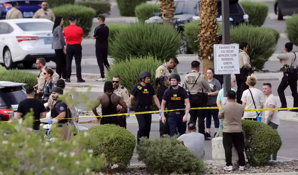 Los oficiales abatieron a autor de los disparos en gimnasio de Las Vegas.