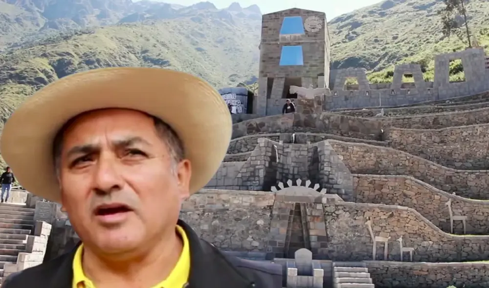 Antes de construir el 'Machu Picchu limeño', Luis Grados trabajó como heladero y limpió la Casa Blanca. Foto: Composición LR/ YouTube