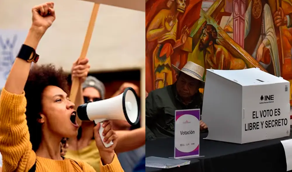 Organizaciones de México y políticos convocan a protestas contra las elecciones judiciales del 1 de junio.