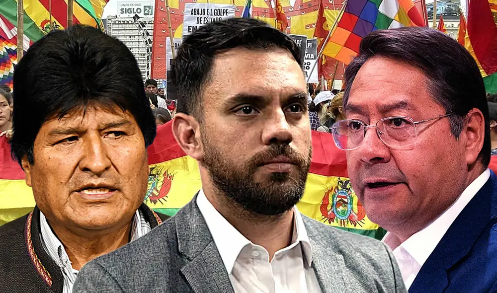 Del Castillo agradeció a Luis Arce por haberle confiado el liderazgo del Ministerio de Gobierno. Foto: Composición LR. Del Castillo agradeció a Luis Arce por haberle confiado el liderazgo del Ministerio de Gobierno. Foto: Composición LR.