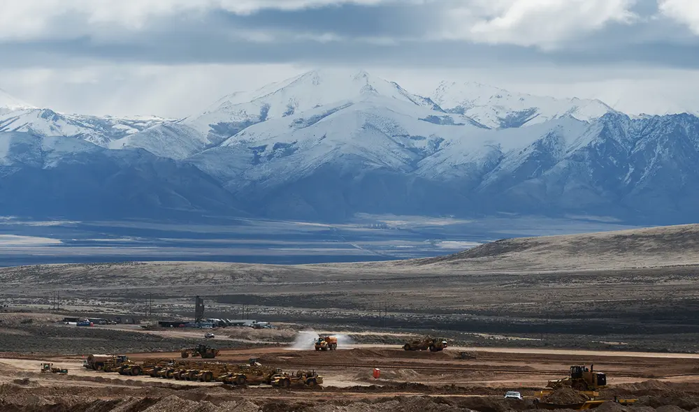 El yacimiento en la Caldera de McDermitt, ubicado entre Nevada y Oregón, contiene hasta un 2,4% de litio en muestras de arcilla. Foto: David Calvert/The Nevada Independent