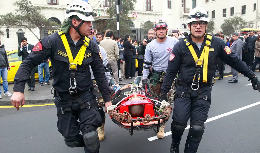 Simulacro Nacional Multipeligro se realizará este 30 de mayo. Foto: Andina Simulacro Nacional Multipeligro se realizará este 30 de mayo. Foto: Andina