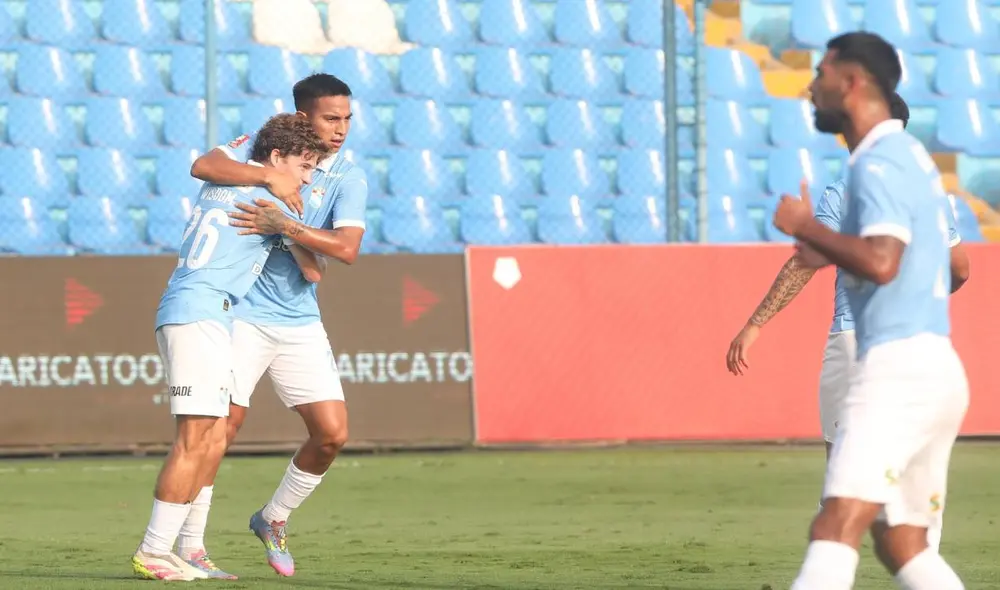 Martín Távara anotó en el triunfo de Sporting Cristal sobre ADT Tarma en el Alberto Gallardo. Foto: La República/Carlos Félix