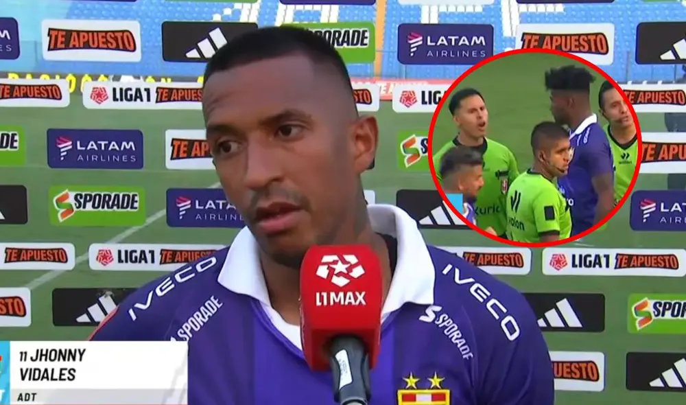 Jhonny Vidales llegó a los 12 goles en el Torneo Apertura con la camiseta de ADT Tarma. Foto: captura/L1 Max