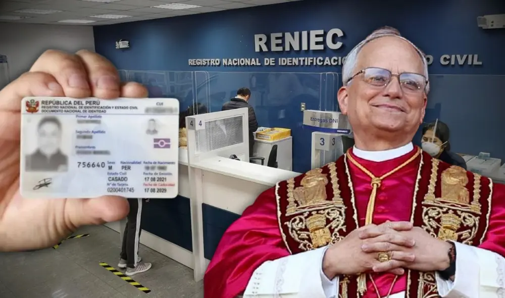 Peruanos llevan nombres como el del papa León XIV. Foto: composición LR/Reniec/National Geographic