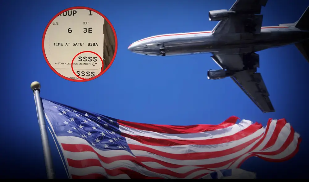 La aparición del código SSSS señala que el viajero ha sido elegido para someterse a inspecciones de seguridad más rigurosas.