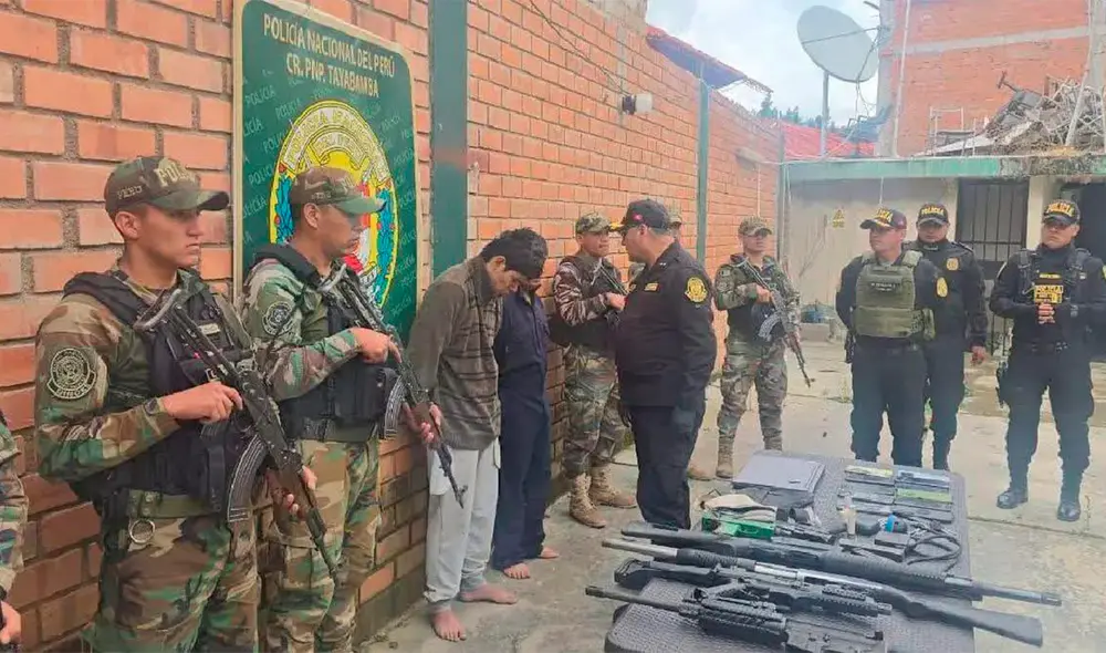 Ebert Quispe Hoyos y José Elías López Rojas participaron de asalto a minera Caravelí. Créditos: PNP Ebert Quispe Hoyos y José Elías López Rojas participaron de asalto a minera Caravelí. Créditos: PNP