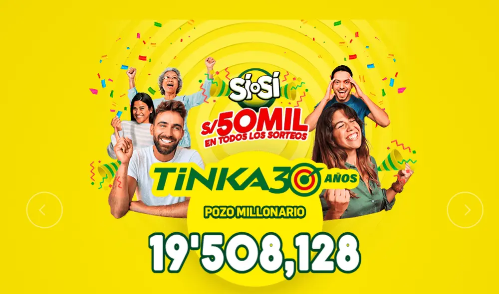 La Tinka números ganadores. Foto: La Tinka La Tinka números ganadores. Foto: La Tinka