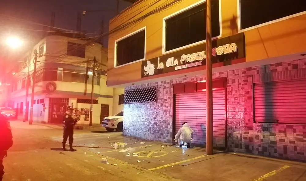 Este incidente sería el primer ataque contra el restaurante "La Olla Arequipeña". El dueño ya ha formalizado la denuncia. Foto: Policía Nacional Este incidente sería el primer ataque contra el restaurante "La Olla Arequipeña". El dueño ya ha formalizado la denuncia. Foto: Policía Nacional