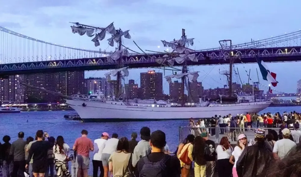 Cadetes del Buque Escuela Cuauhtémoc regresan a México tras tragedia