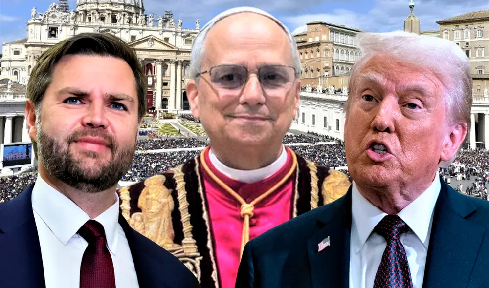 Trump envió a JD como su reemplazo para acudir a la misa de entronización en Roma. Foto: Composición LR. Trump envió a JD como su reemplazo para acudir a la misa de entronización en Roma. Foto: Composición LR.