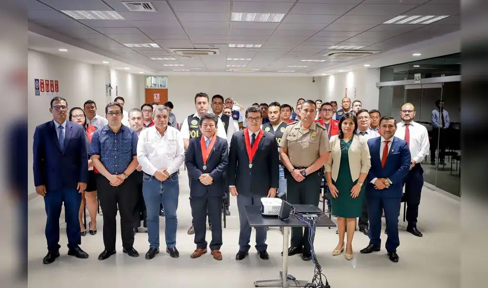 El presidente de la Corte Superior destacó la importancia de fortalecer la lucha contra la delincuencia.