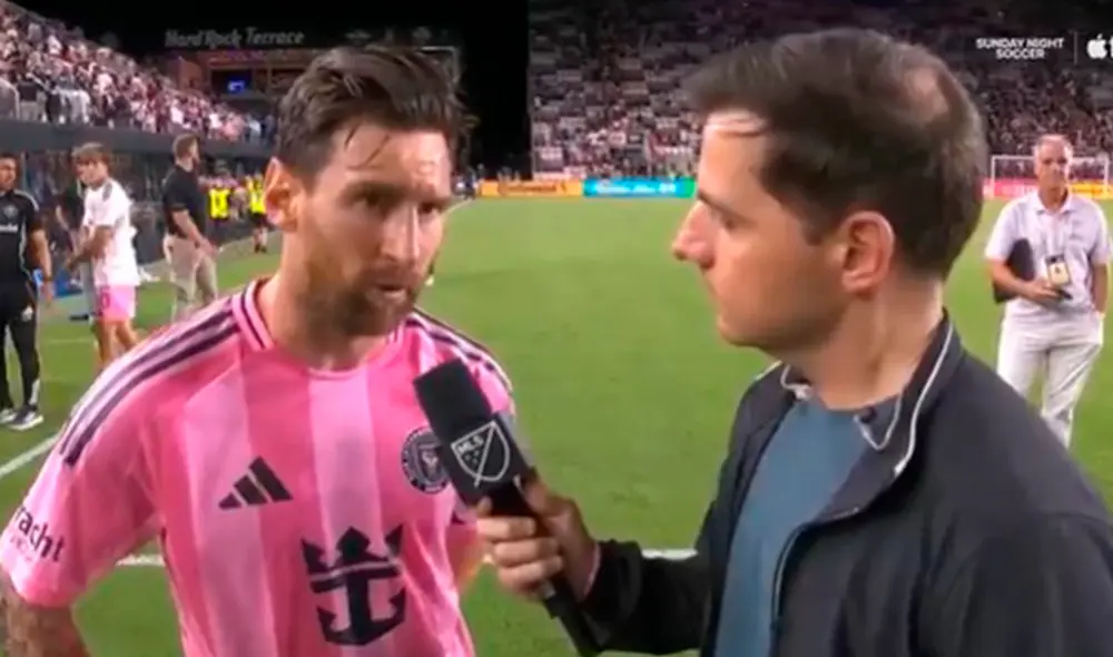 El Inter Miami de Lionel Messi lleva tres partidos consecutivos sin ganar en la MLS. Foto: captura de Apple TV