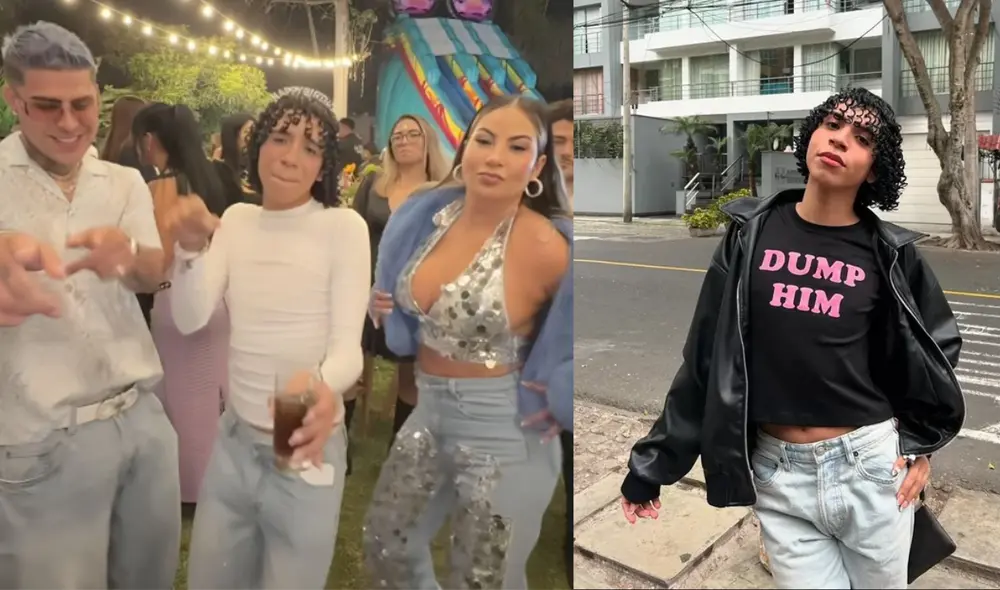 El tiktoker Valentino Palacios festejó su cumpleaños número 20 acompañado de  Pamela López y Paul Michael, que se lucieron como pareja. Foto: composición LR/ Pamela López/ TikTok y valentinopalaciosss/Instagram