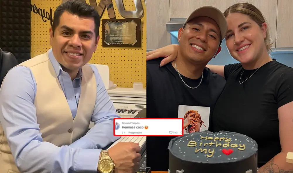 Donald Yaipén mostró su admiración por Collen Barry. Foto: composición LR/difusión