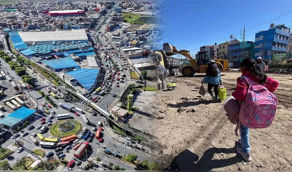 Inician renovación en av. Andrés Avelino Cáceres de Arequipa. Foto: composición LR Inician renovación en av. Andrés Avelino Cáceres de Arequipa. Foto: composición LR