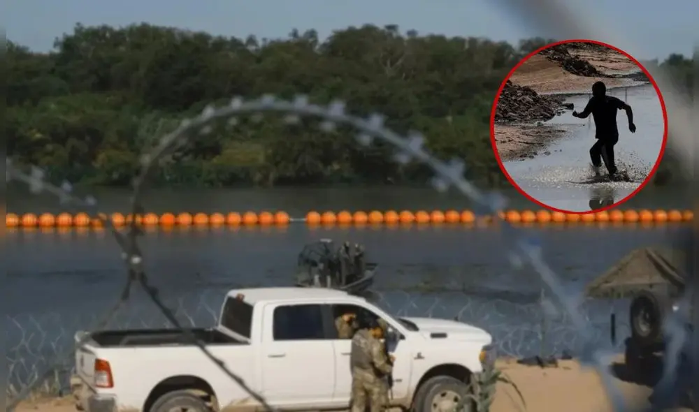 El inmigrante desapareció tras lanzarse desde un vehículo perseguido por policías.