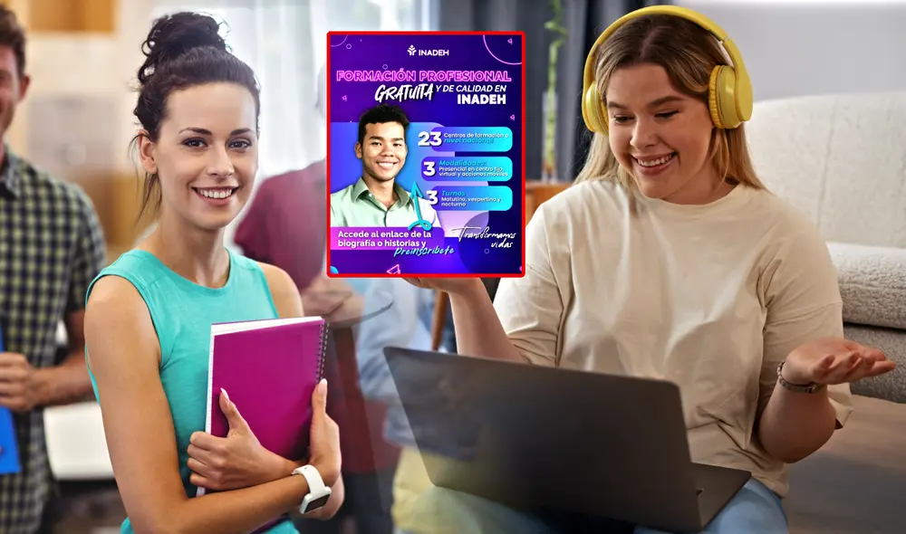 Los 6 cursos del Inadeh para La Chorrera comenzarán en junio de 2025. Foto: composición LR/Freepik/Inadeh