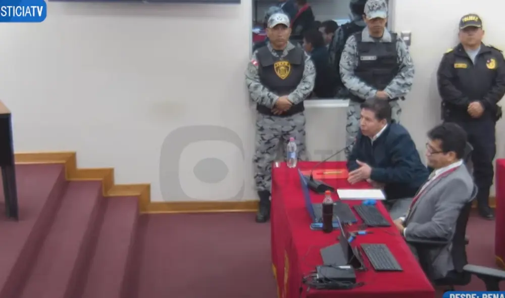 Pedro Castillo es investigado por el presunto delito de rebelión. Foto: Captura Pedro Castillo es investigado por el presunto delito de rebelión. Foto: Captura