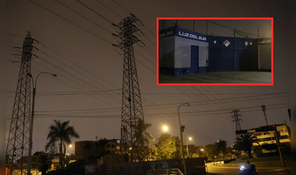 Luz del sur anuncia corte del servicio en Miraflores. Foto: Andina