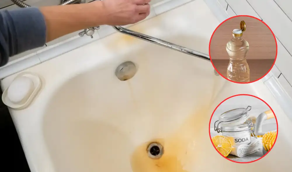 El vinagre y el bicarbonato combaten el sarro. Foto: composición LR/ FreePik