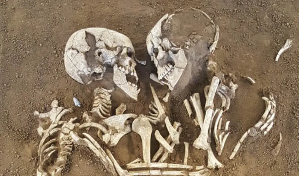 A pesar de su antigüedad, la falta de violencia en sus esqueletos mantiene vigente el enigma de Valdaro. Foto: Dagmar Hollmann A pesar de su antigüedad, la falta de violencia en sus esqueletos mantiene vigente el enigma de Valdaro. Foto: Dagmar Hollmann