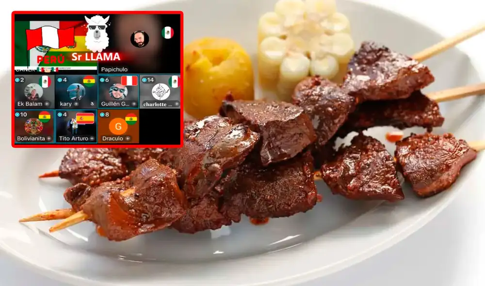 Los extranjeros señalaron que los anticuchos no son de origen peruano y los acusaron de plagiadores. Foto: composición LR/ TikTok/ @sr.llama.pe Los extranjeros señalaron que los anticuchos no son de origen peruano y los acusaron de plagiadores. Foto: composición LR/ TikTok/ @sr.llama.pe